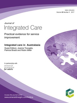 cover image of Journal of Integrated Care, Volume 25, Issue 1